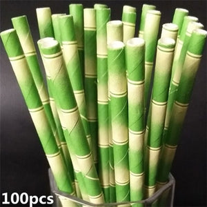 Open image in slideshow, Straws -bamboo (100pcs)
